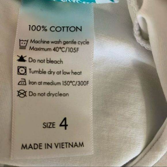 Buttered Biscuit Boutique Girls Long Sleeve‎ White Back Button Top Blouse Size 4 - Picture 8 of 9